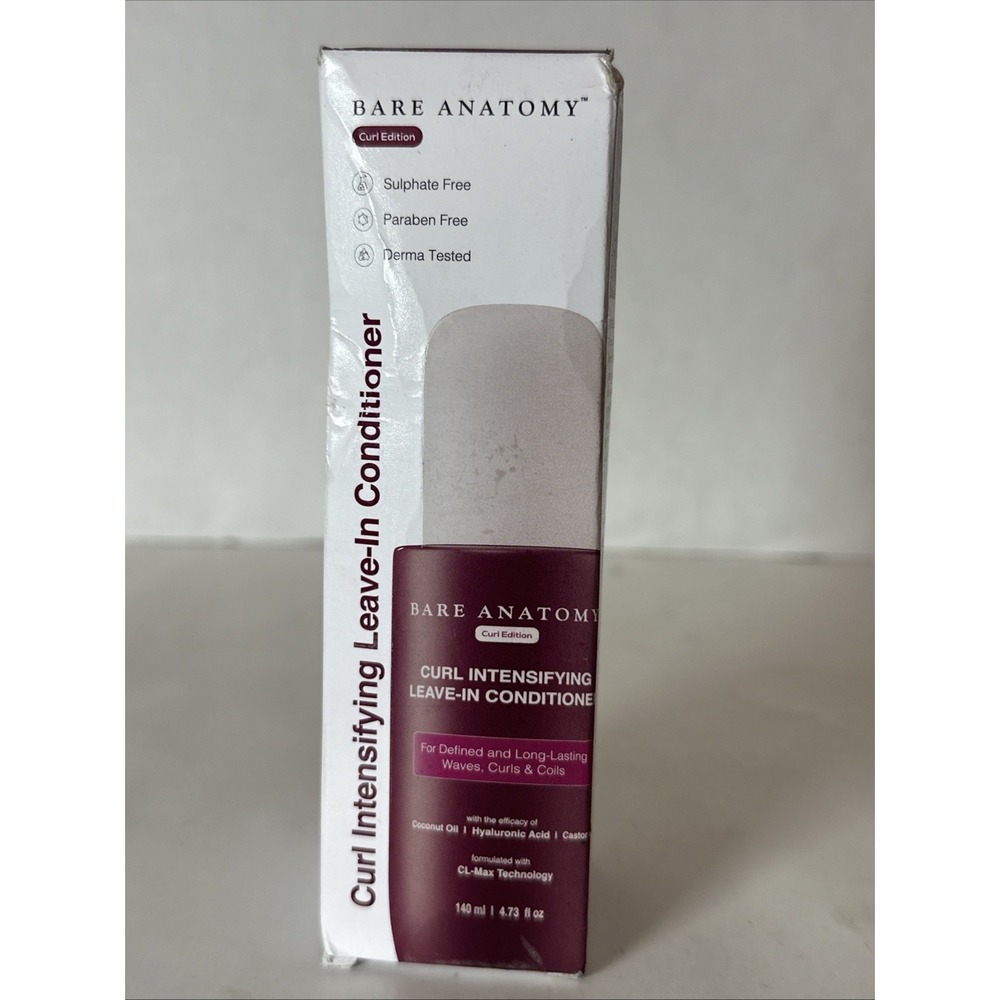 Bare Anatomy Curl Intensifying Leave In Conditioner 140ml New In Box